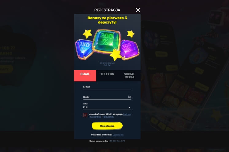 40 darmowych spinow bez depozytu